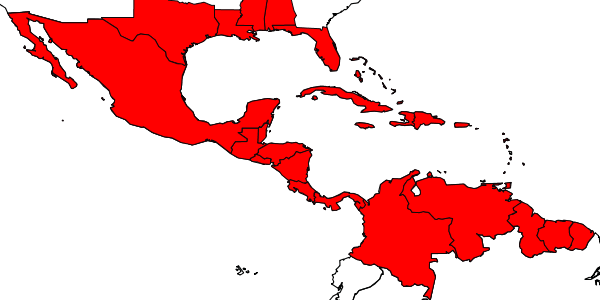 Geographical range of Central America eXtended